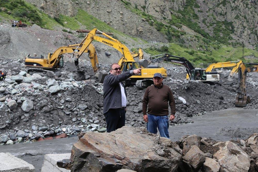 Начат ремонт участка Военно-Грузинской дороги