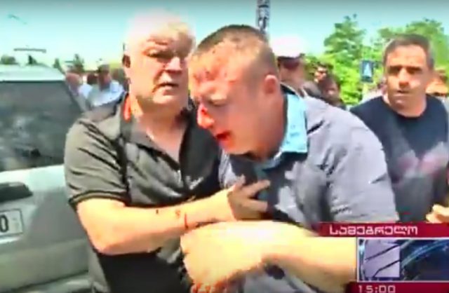 Лидеров "Единого национального движения" избили в Зугдиди