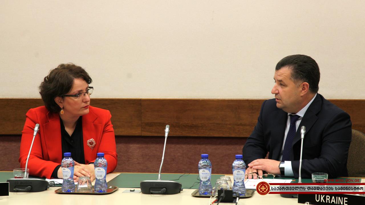 Встреча министров обороны Грузии и Украины