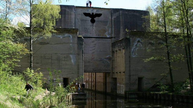 Бункер нацистской Германии в Мамерках, Польша