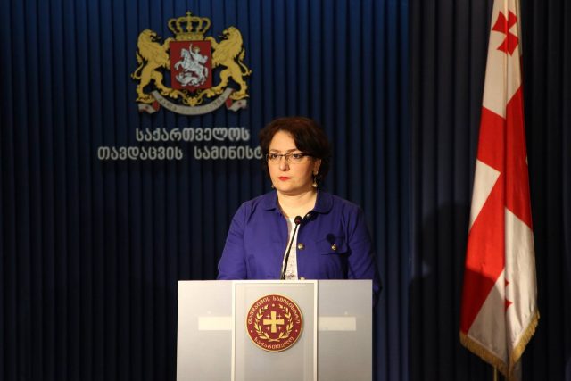 министр обороны Грузии Тинатин Хидашели