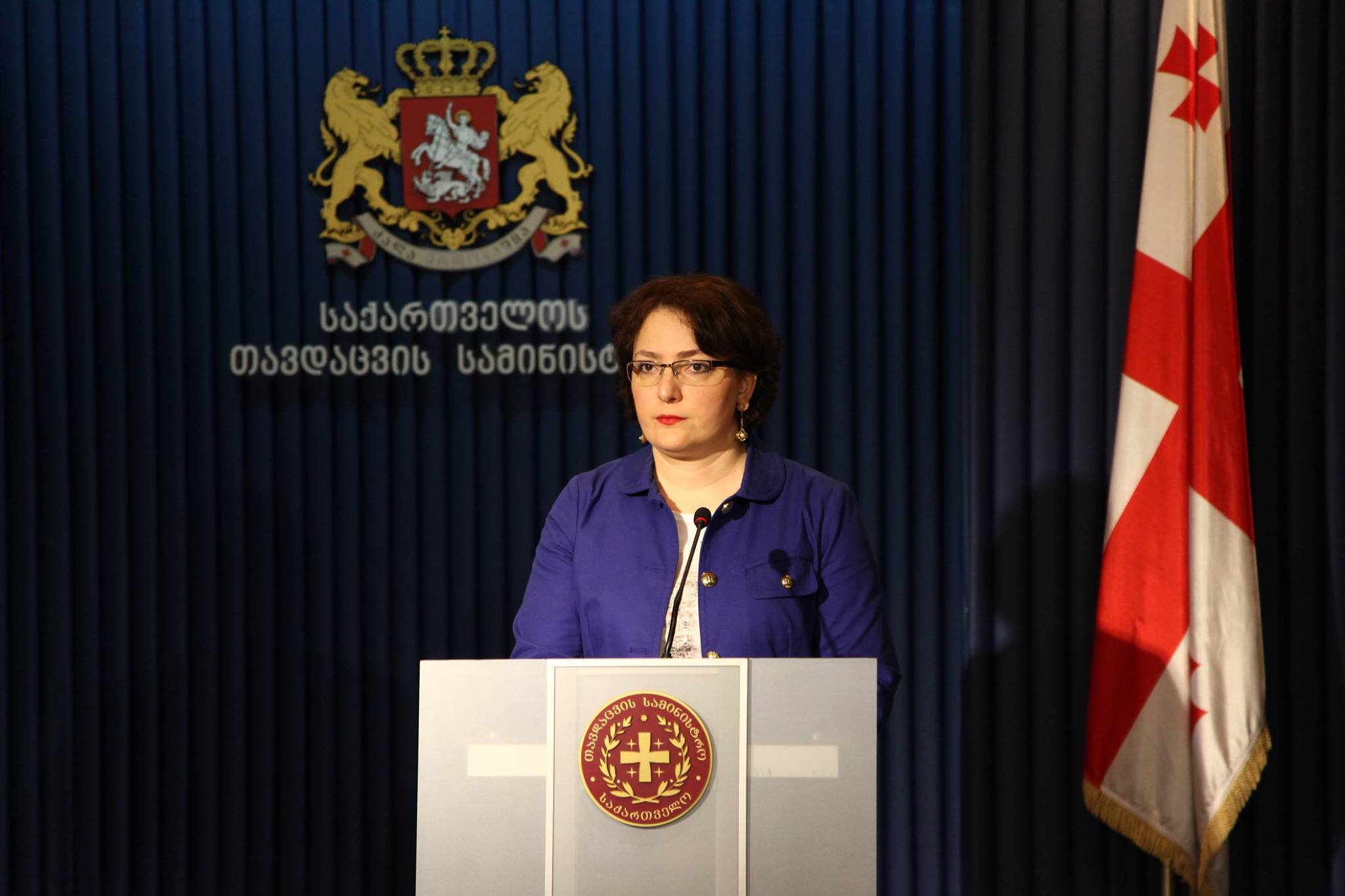 министр обороны Грузии Тинатин Хидашели