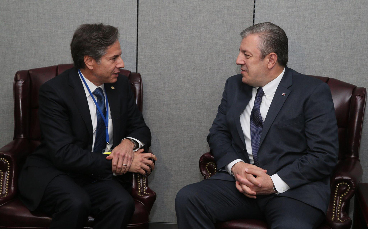 Премьер-министр Грузии Георгий Квирикашвили встретился с заместителем госсекретаря США Энтони Блинкеном