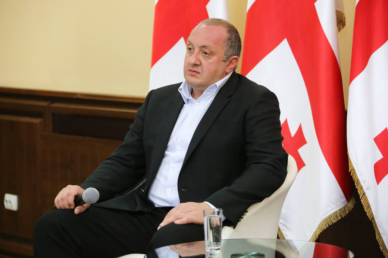 Брифинг президента Грузии Георгия Маргвелашвили