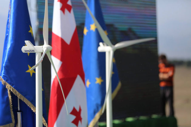 В Грузии заработала первая ветряная электростанция