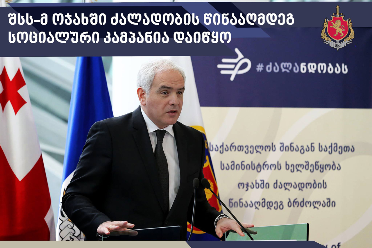 МВД Грузии объявило о начале социальной кампании против семейного насилия