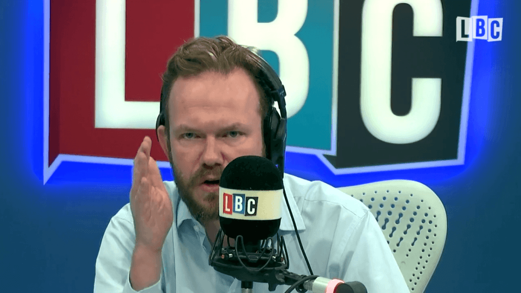 Журналист и радиоведущий британской станции LBC Джеймс Эдвард О'Брайен