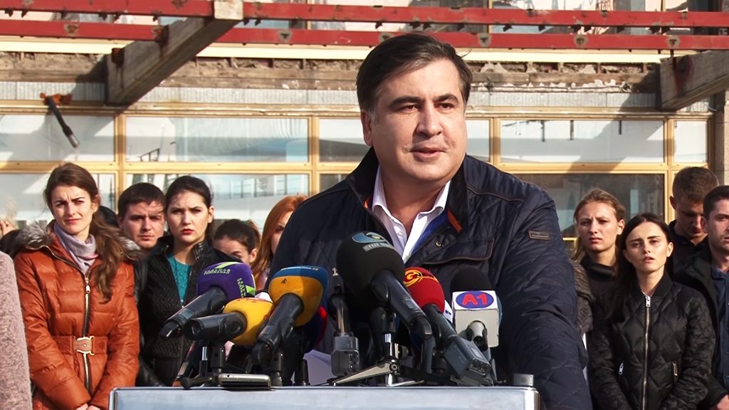 Саакашвили заявил об отставке с поста главы Одесской ОГА