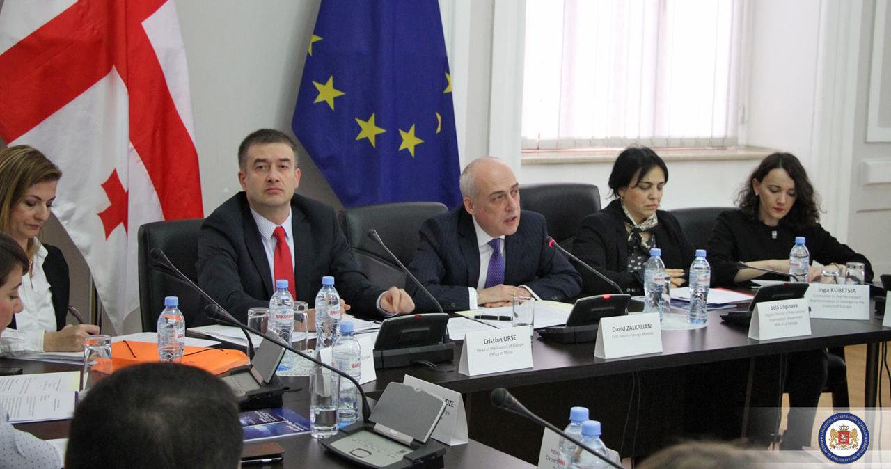 В МИД Грузии прошла презентация проектов плана действий Совета Европы