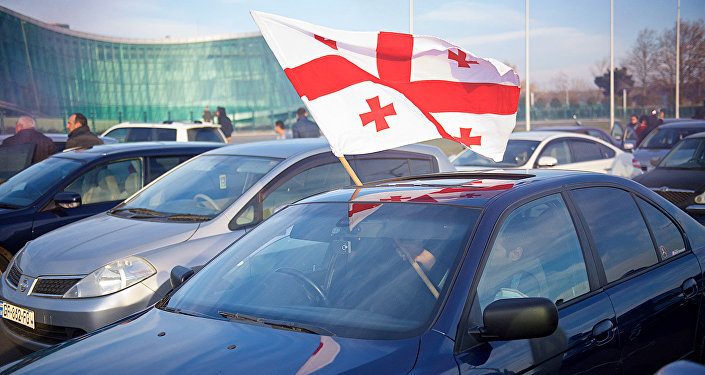 В Грузии прошли акции против повышения акциза на импорт автомобилей
