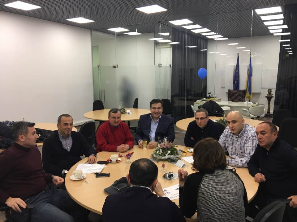 Лидеры ЕНД встретились с Саакашвили в Киеве