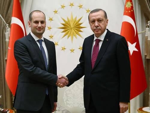 Министр иностранных дел Грузии встретился с президентом Турции Реджепом Тайипом Эрдоганом