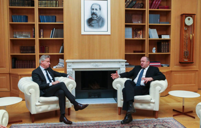 Президент Грузии встретился с президентом Франкфуртской книжной ярмарки