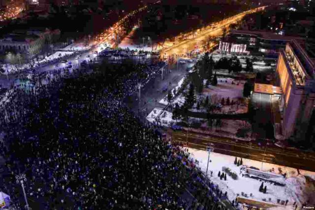 В Румынии прошла крупнейшая за последние 25 лет акция протеста