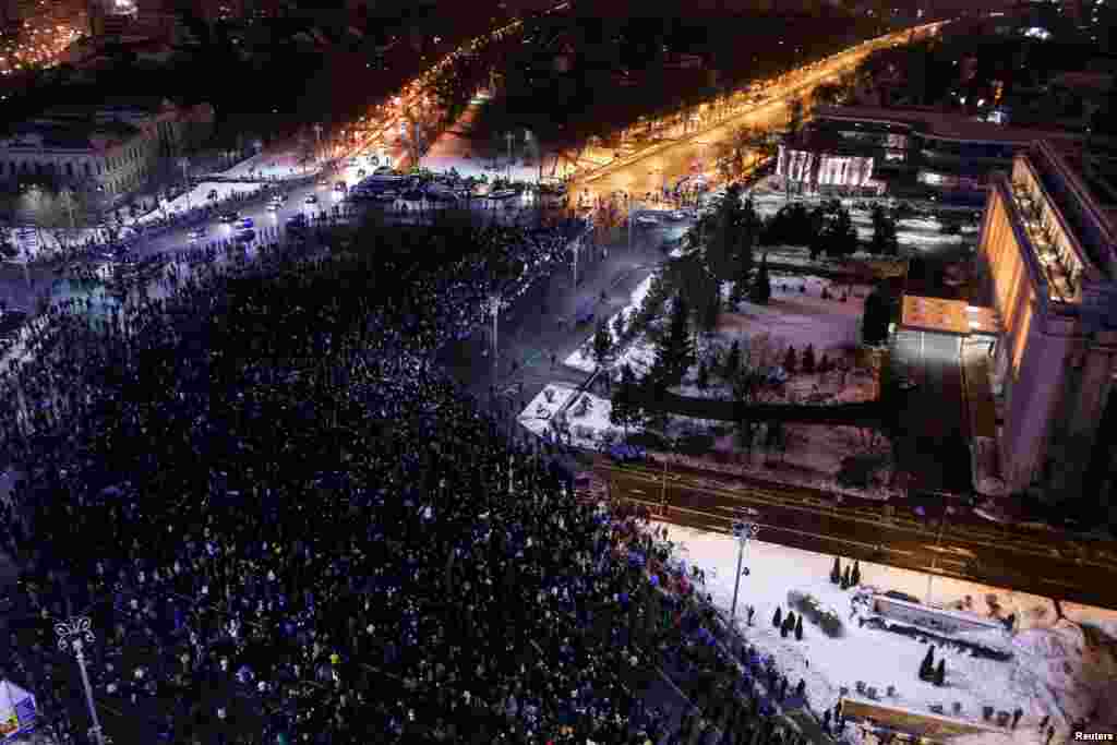 В Румынии прошла крупнейшая за последние 25 лет акция протеста