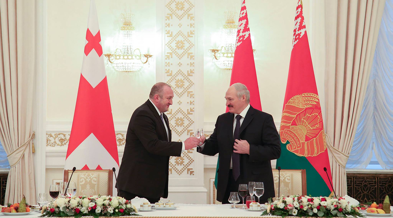 Белорусский президент провел переговоры с Георгием Маргвелашвили