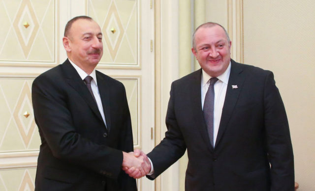 Визит президента Грузии в Баку