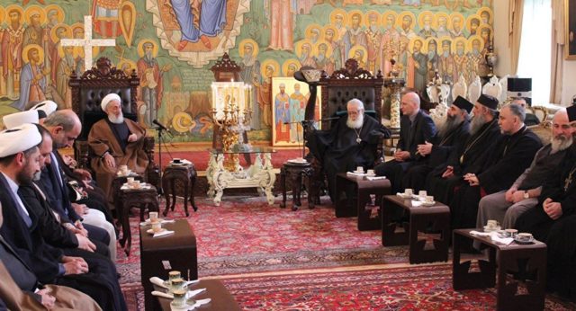 Католикос-Патриарх Всея Грузии Илия II принял делегацию из Ирана во главе с духовным лидером Тегерана Аятоллы Казым Сидига