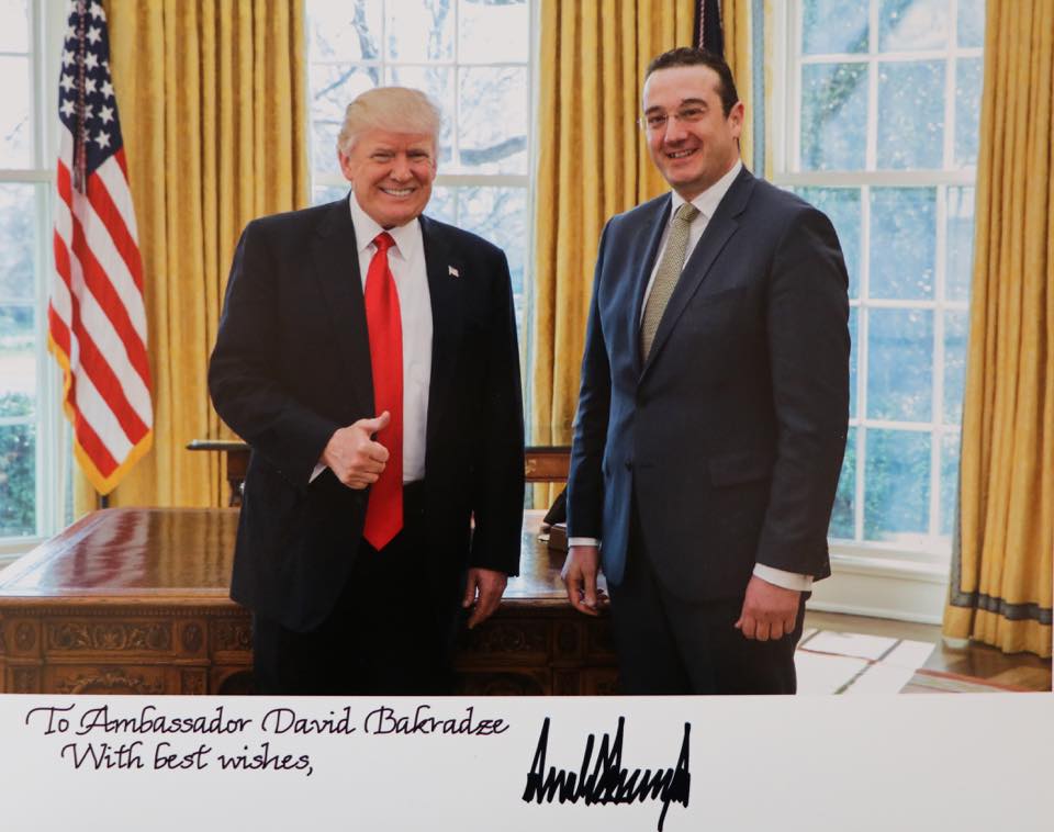 Дональд Трамп встретился послом Грузии в США