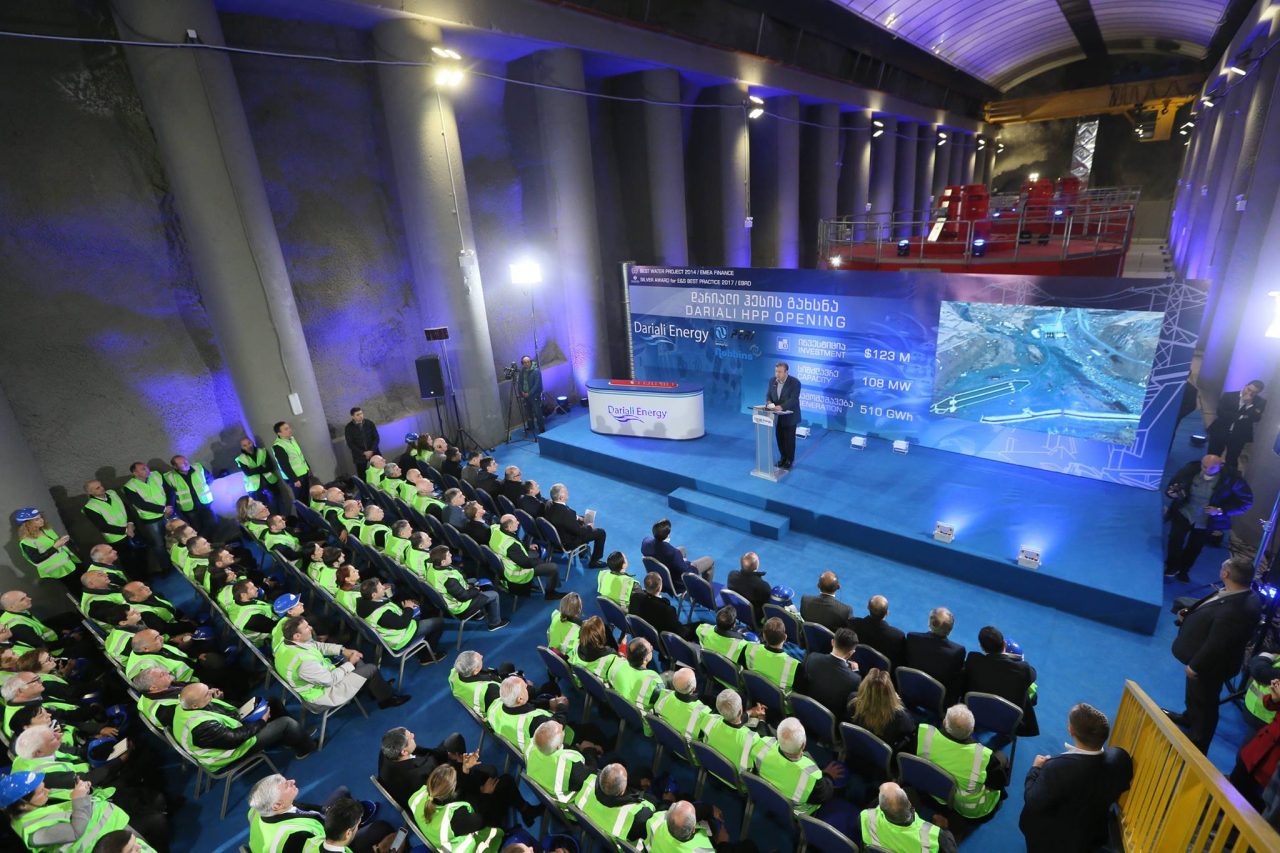 В Грузии заработала Дарьяльская ГЭС