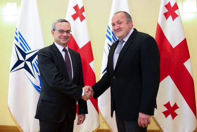 Георгий Маргвелашвили встретился с президентом ПА НАТО Паоло Али