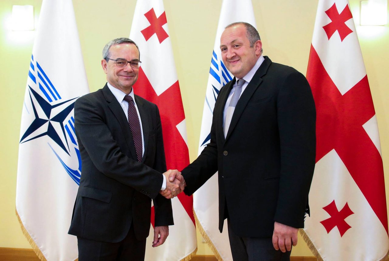 Георгий Маргвелашвили встретился с президентом ПА НАТО Паоло Али