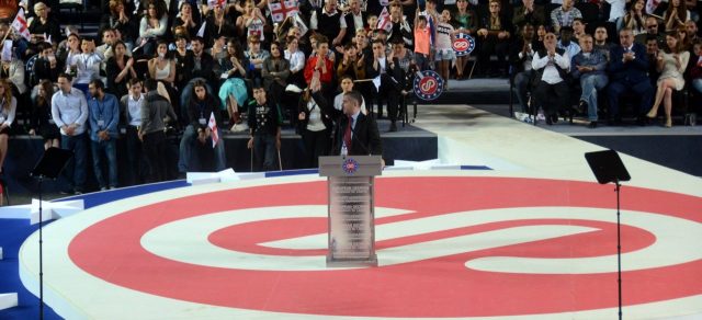 Председателем партии «Движения за свободу – Европейской Грузии» стал Давид Бакрадзе