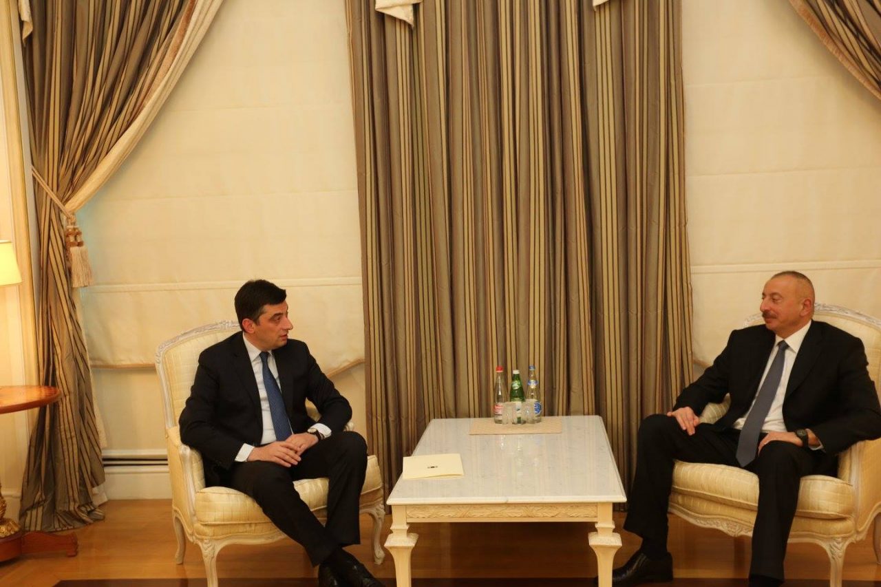 Визит Георгия Гахария в Баку