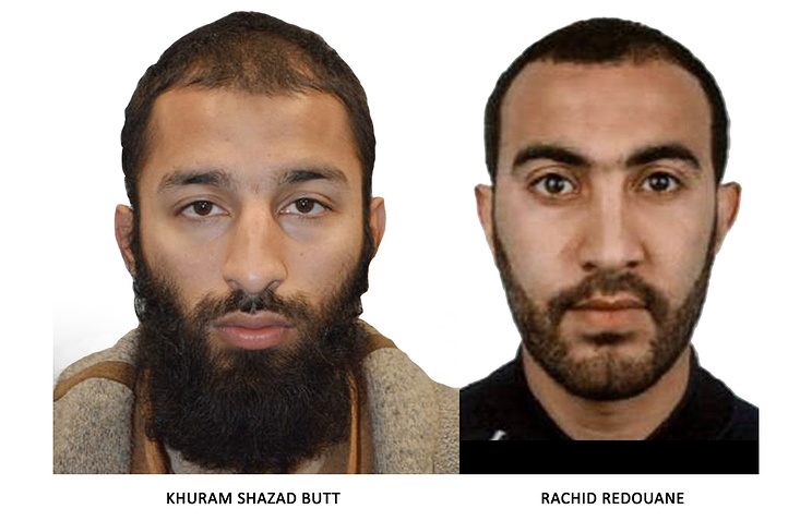 Полиция Лондона назвала имена террористов участвовавших в нападении 3 июня