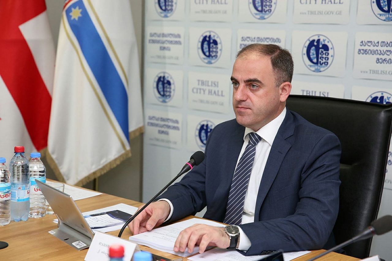 Мэр Тбилиси Давид Нармания: на улице Пекина более 90% работ на первом этапе ремонтных работ завершен