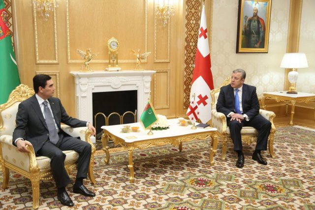 Президент Туркменистана принял премьер-министра Грузии Георгий Квирикашвили