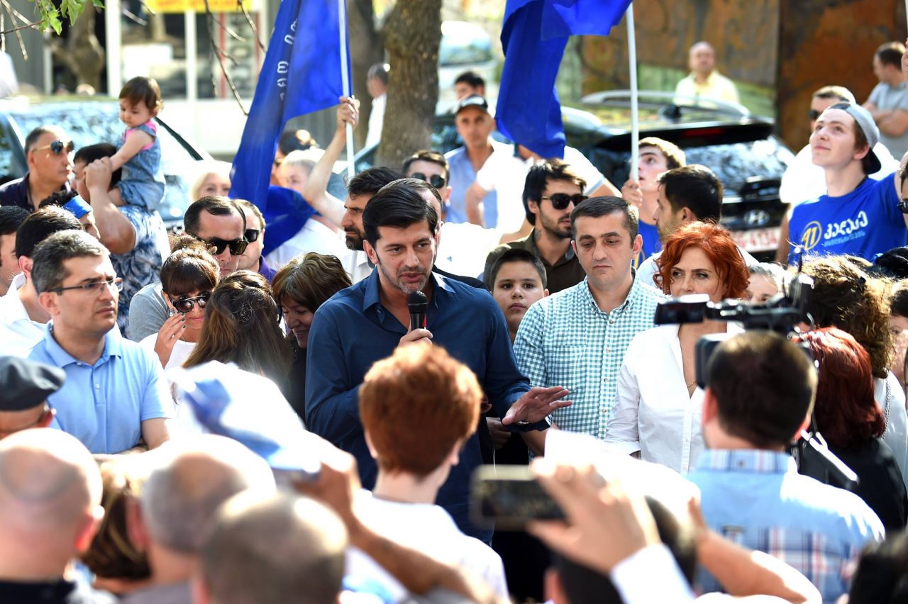 Каха Каладзе ознакомил население Глданского района с планами в случае победы на выборах