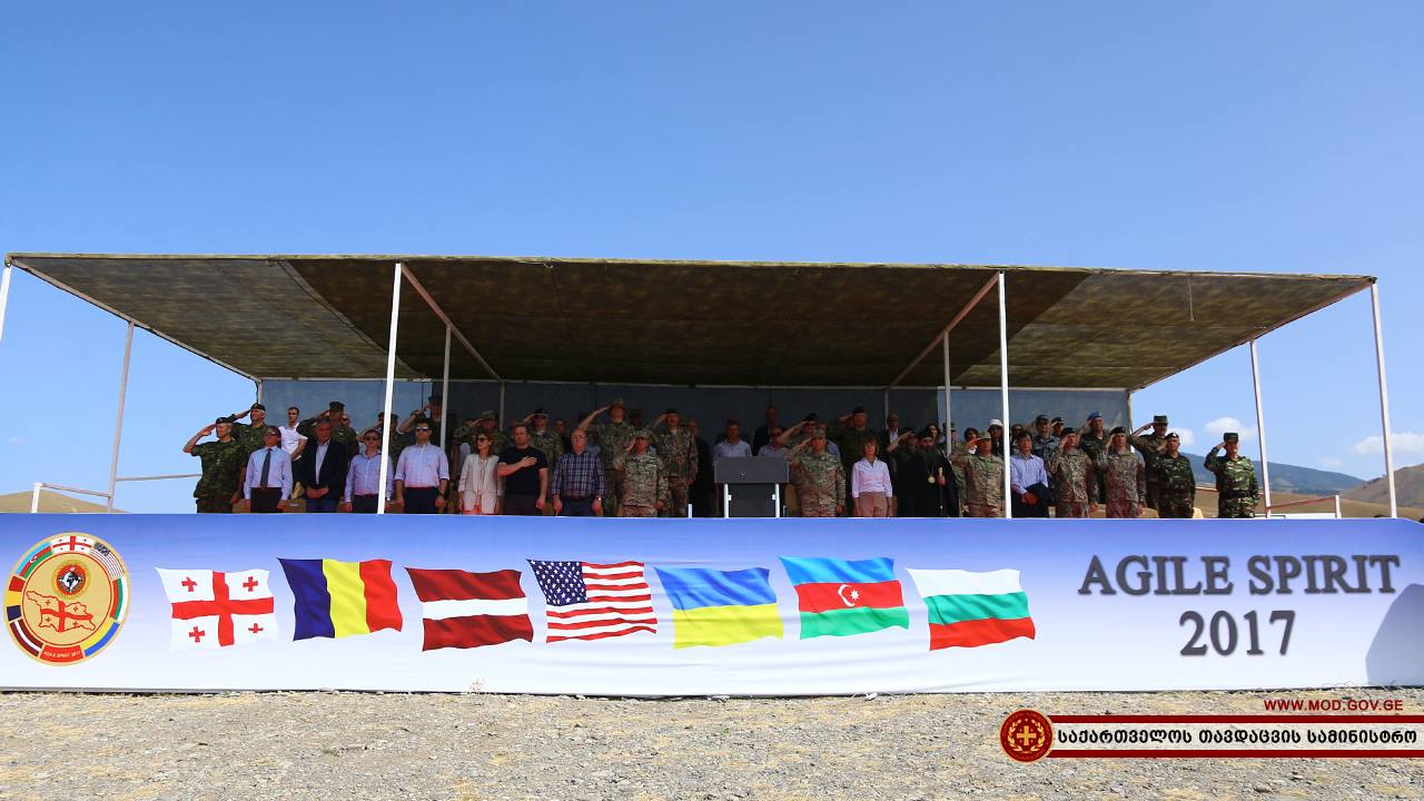 В Грузии завершились интернациональные военные учения Agile Spirit 2017