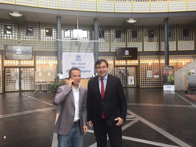 Саакашвили встретится с верховным комиссаром ООН по беженцам