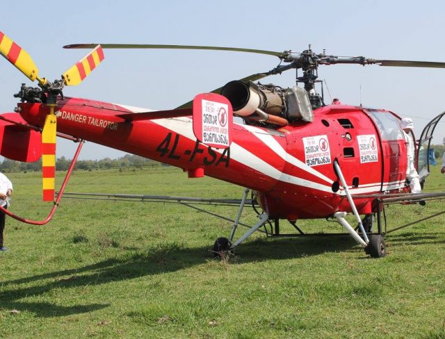 В Западной Грузии авиация подключилась к борьбе с мраморными клопами