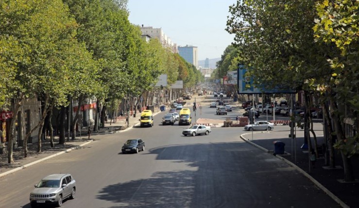 В Тбилиси на улице Пекина движение транспорта в тестовом режиме будет односторонним