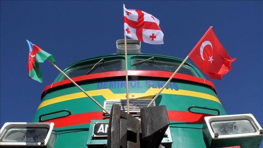 Состоялась церемония открытия железной дороги Баку-Тбилиси-Карс