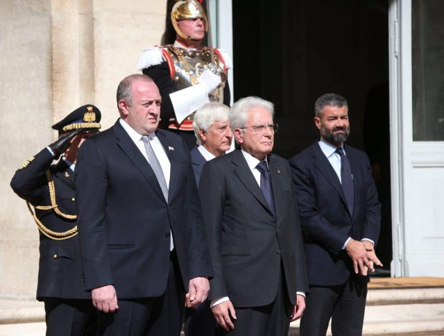 Президент Грузии встретился с президентом Италии