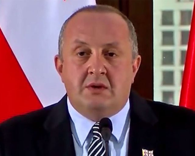 Президент Грузии заявляет о поддержке суверенитета и территориальной целостности Испании