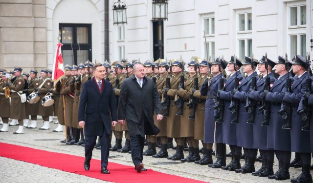 Визит президента Грузии Георгия Маргвелашвили в Польшу