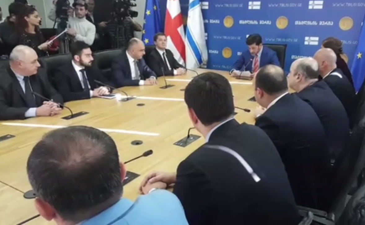 Мэр Тбилиси Каха Каладзе представил будущих руководителей городских служб