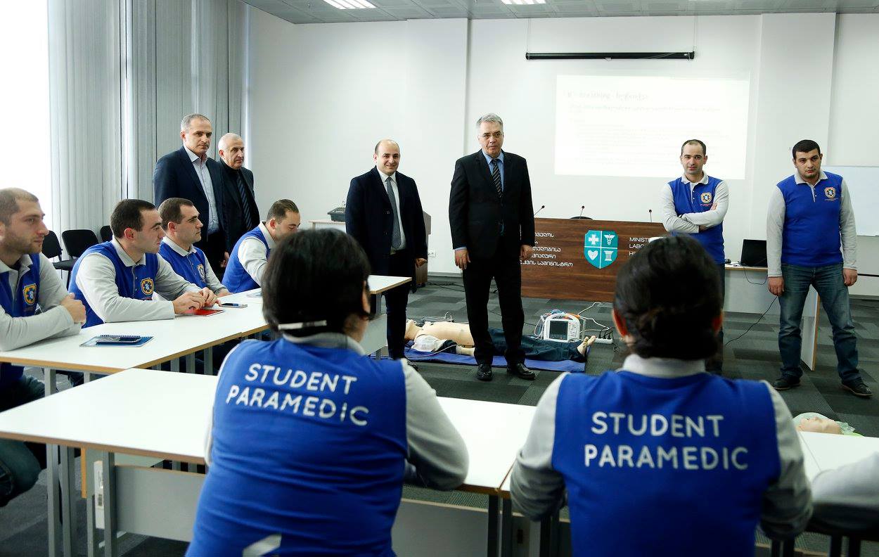 В Грузии начата подготовка парамедиков