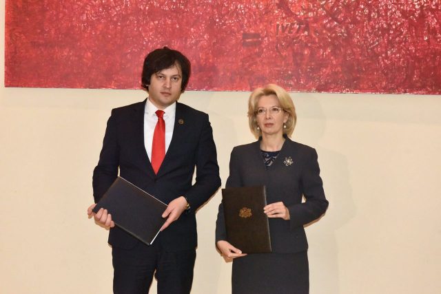 Визит председателя парламента Грузии в Латвию