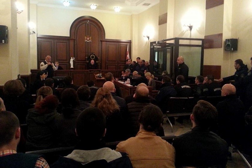 Тбилисский городской суд арестовал шестерых членов "Грузинского марша"