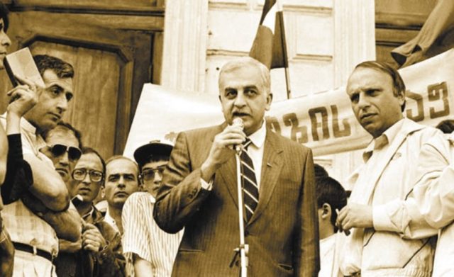 31 марта 1991 года граждане Грузии единогласно высказались за восстановление независимости страны