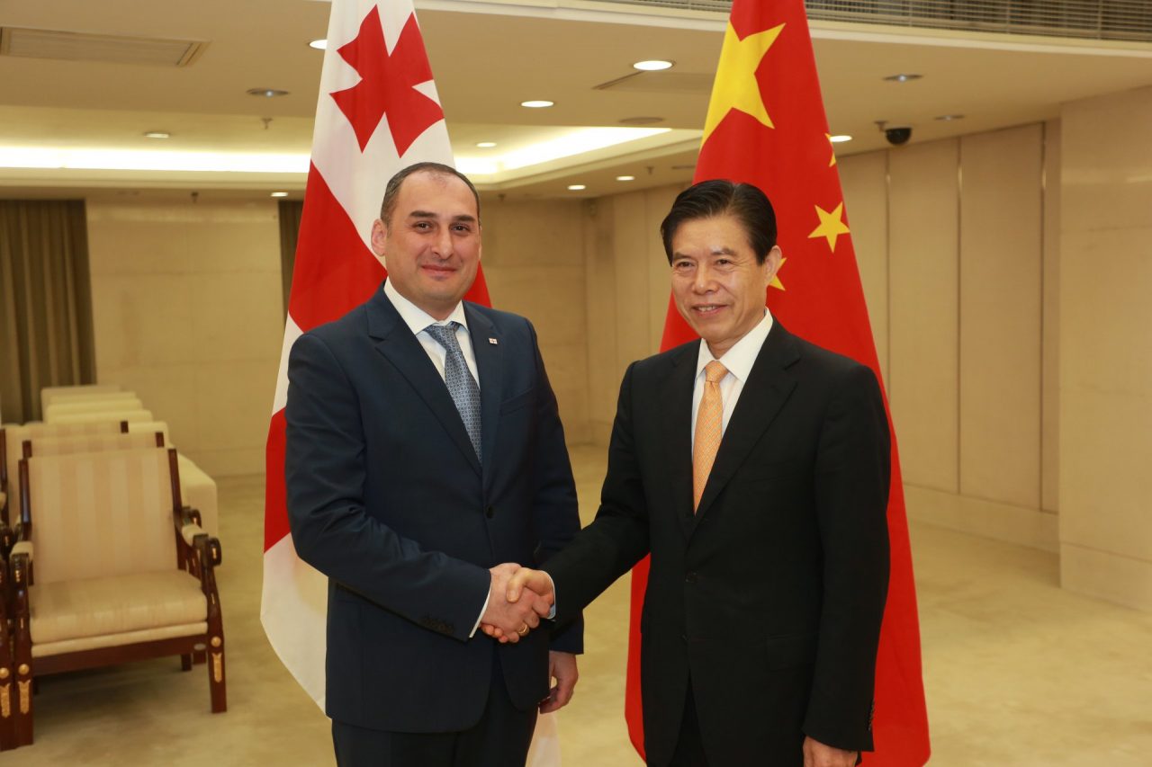 Визит министра экономики Грузии Дмитрия Кумсишвили в Китай