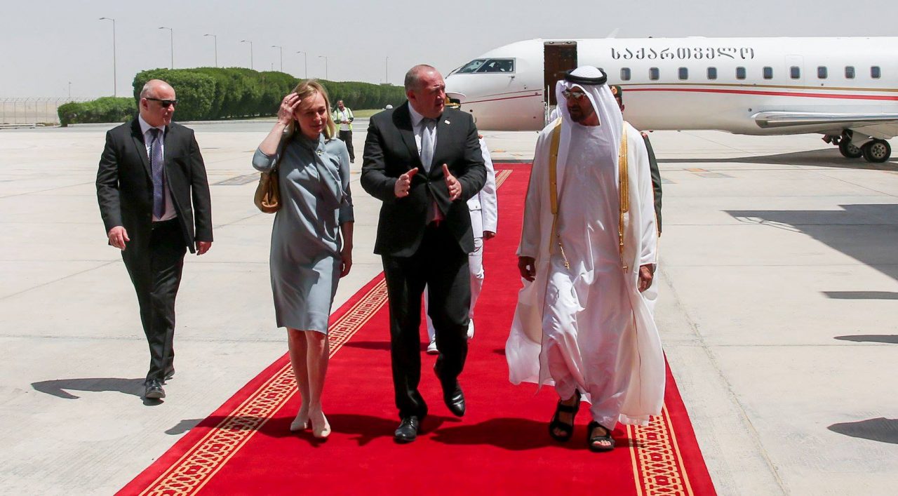 Визит президента Грузии в ОАЭ