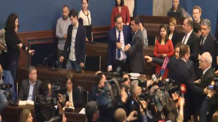 Депутаты парламента Грузии подрались на заседании комитета по вопросам охраны окружающей среды и природных ресурсов
