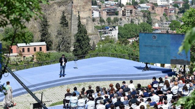 Презентация нового проекта "Под небом Тбилиси"