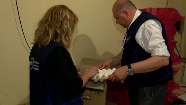 В Тбилиси из-за нарушений правил маркировки были опечатаны 21,6 тысяч куриных яиц